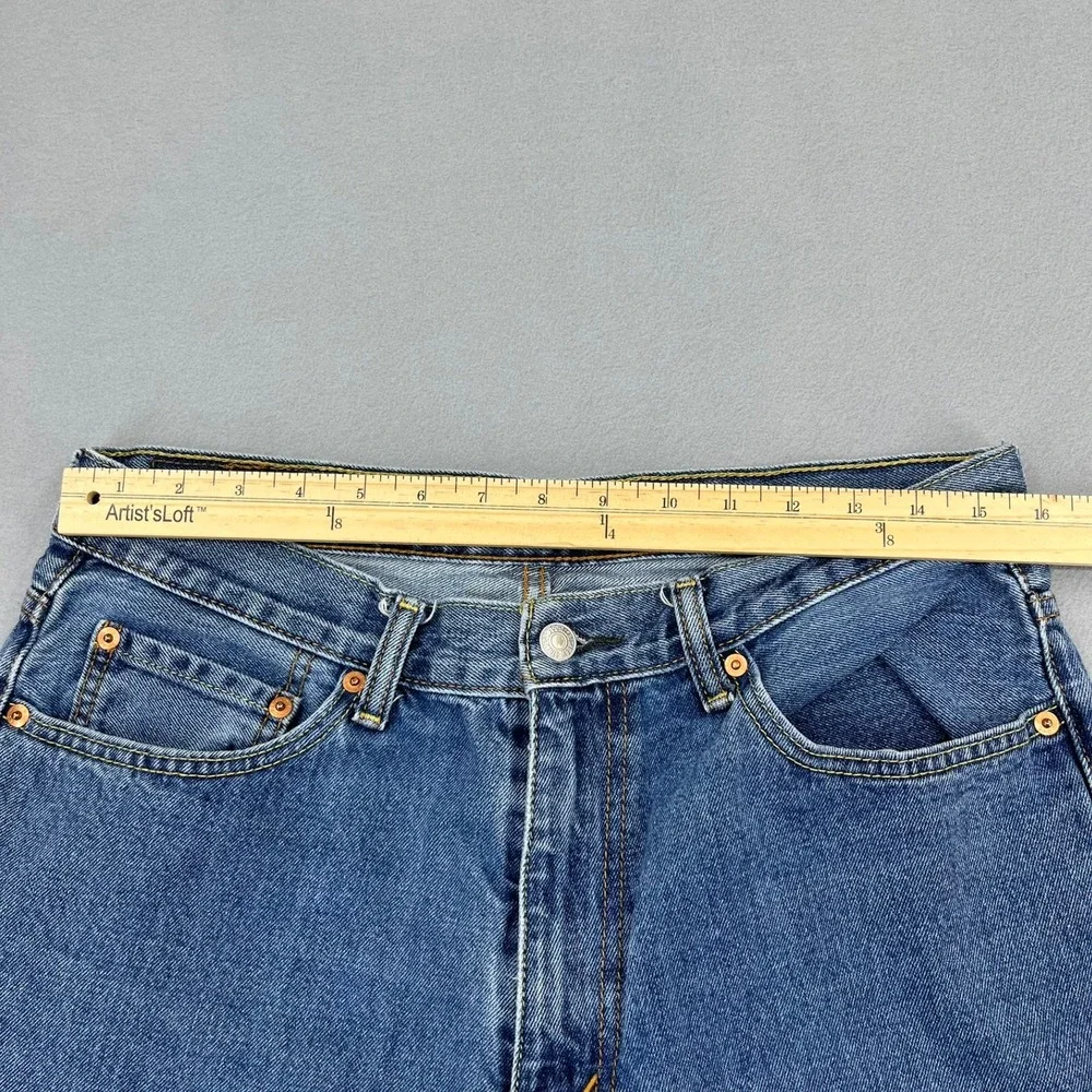 Levis 550 Relaxed Fit Tapered Leg Mens‎ Jeans Medium Wash Blue Size 34